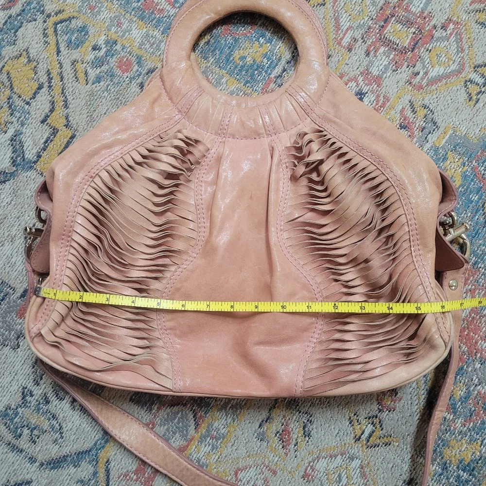 Gustto Brown Leather Boho Bag